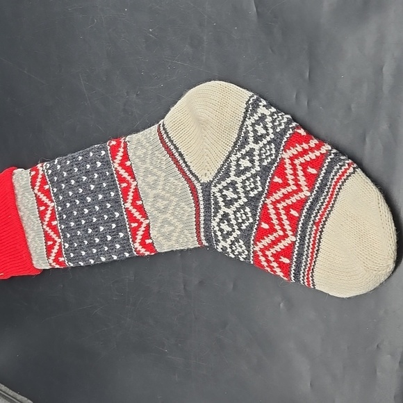 NEW COOPER Pottery Barn Christmas Holiday Stocking Wool Blend Fair Isle - Picture 7 of 10